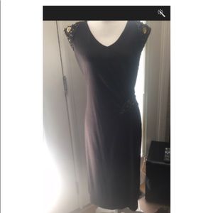 NWT Escada Brown Jersey Dress Size 42